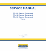New Holland T5.100 T5.110 T5.120 Electro Command Tractor Operator Maintenance Manual