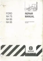 New Holland TK85 TK95 Crawler Tractor Service Repair Manual