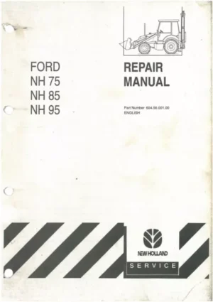 New Holland TK85 TK95 Crawler Tractor Service Repair Manual