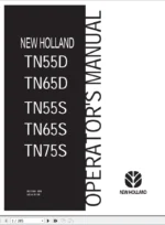 New Holland Tn55d Tn55s Tn65d Tractor Operators Manual