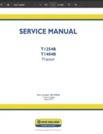 New Holland T1254B T1404B Tractor Service Manual