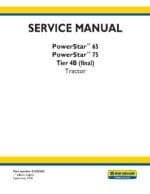 New Holland 65 75 Powerstar Tier 4B Final Tractor Service Manual