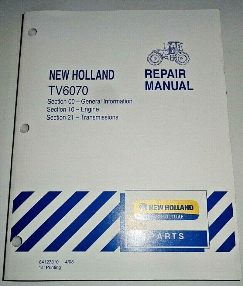 New Holland Tv6070 Tractor Service Manual - Image 2