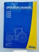 New Holland  T7040 T7050 T7060 Tractor Operators Manual