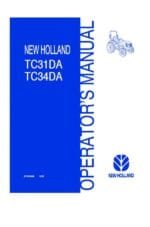 New Holland Tc31da Tc34da Tractor Catalog Manual