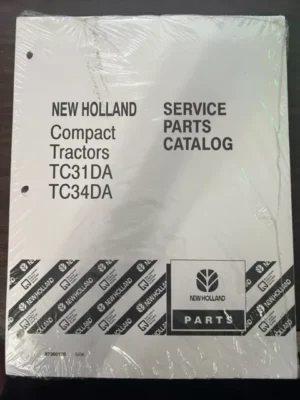 New Holland Tc31da Tc34da - 3 Cyl Tractor Parts Manual