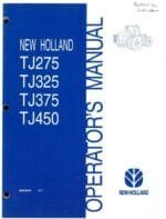 New Holland TJ375 TJ450 Tractors Repair Manual