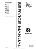 Ford New Holland 1715 3 Cylinder Parts Manual