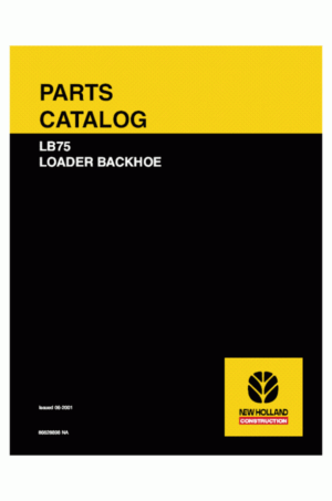 New Holland Lb75 Tractor Backhoe Operators Owners Manual