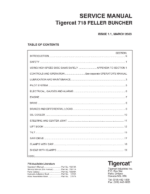 Tigercat 718 Feller Buncher Repair Service Manual (SN 7180101 – 7180900)