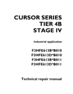 Cursor Series Tier 4B Stage IV (F3HFE613B & F3HFE613D) Engine Repair Manual