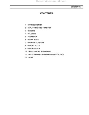 White 8310, 8410 Tractor Service Manual