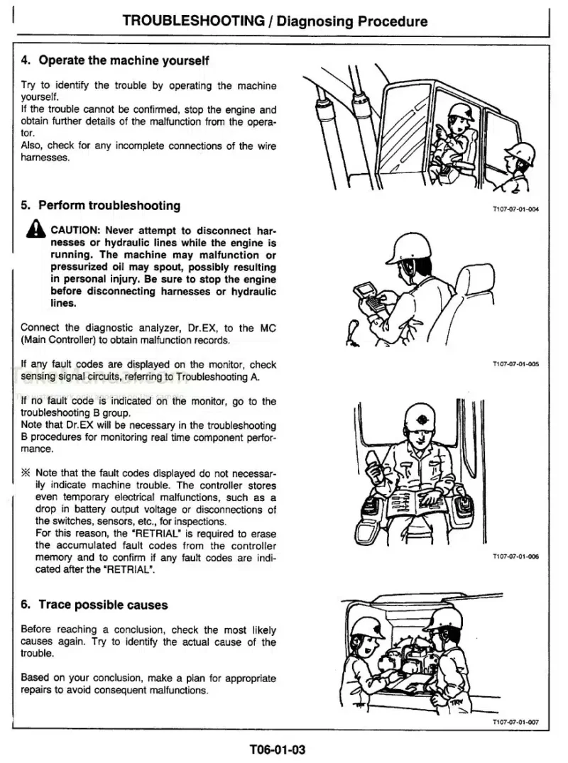Hitachi EX215 Troubleshooting Manual - Image 2