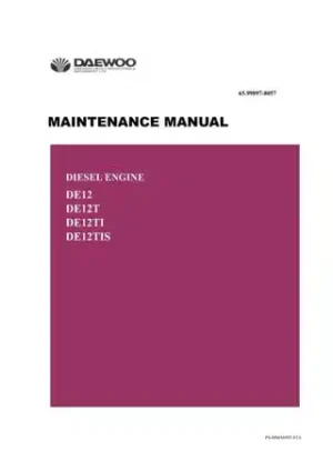 Daewoo Doosan Dozer Dd80 Dd80l Electrical Hydraulic Schematic Manual