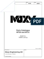 Daewoo Doosan Mt25, Mt26, Mt31 Moxy Articulated Service Parts Manual