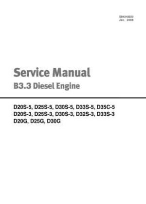 Doosan D20S-5 D25S-5 D30S-5 D33S-5 D35C-5 Service Manual