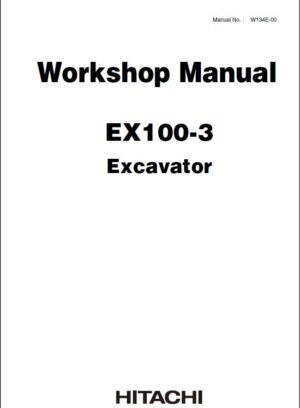 Hitachi EX100ED-3C Service Workshop Manual