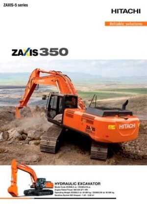 Hitachi ZX350LC-5B Excavator Service Repair Manual