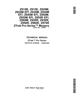 1270E T3 Wheeled Harvesters (SN 001601-) Parts Catalog Manual