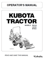 Kubota bx23S starts fine but it does not move