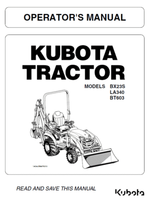 Kubota bx23S starts fine but it does not move