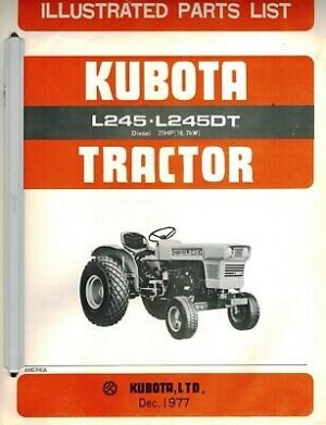 Kubota L245DT Tractor Parts Manual