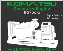 Komatsu Generator EG300-2 Engine Service Repair Manual