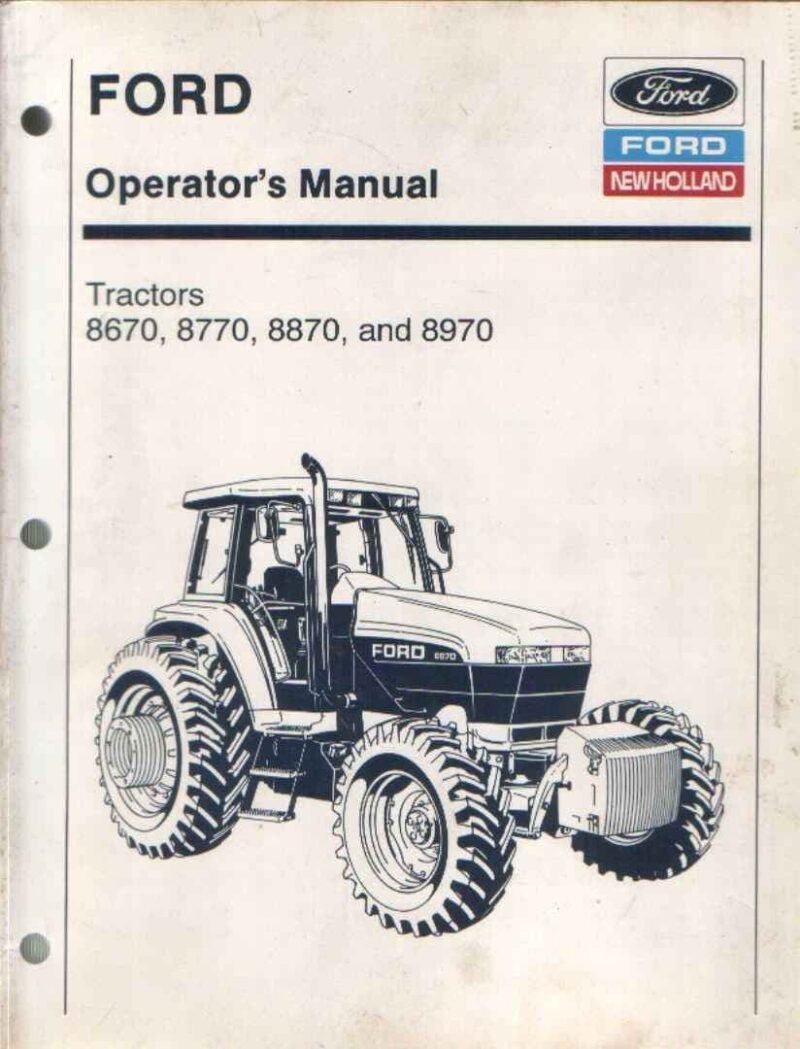 New Holland 7514 Series 8670 8770 8870 8970 Tractors Operator Manual - Image 2