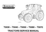 New Holland T5030 T5040 T5050 T5060 Tractor Service Manual