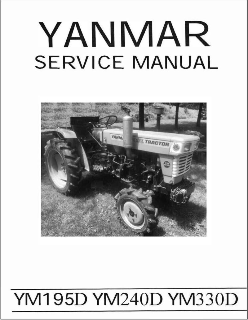 Yanmar 155D 195 195D Tractor Service Manual - Image 2